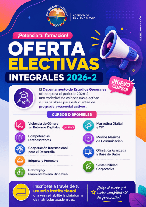 Amplía tus conocimientos en el periodo académico 2026-2