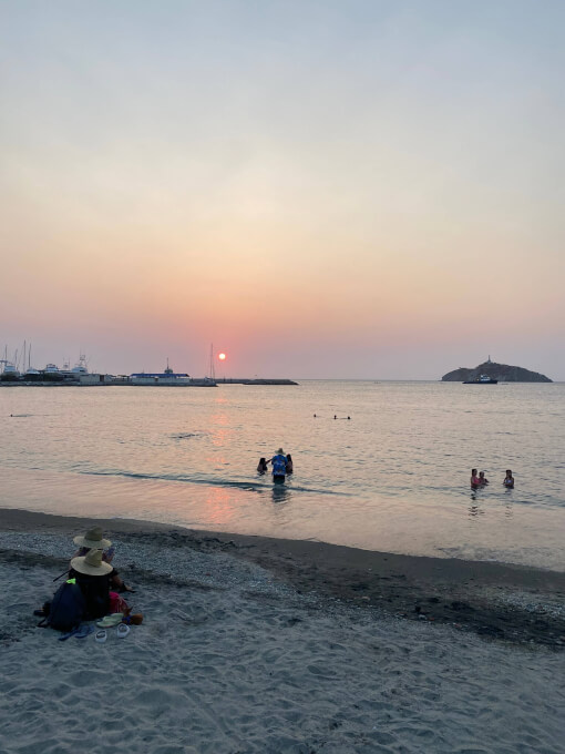 Atardecer en la Bahia de Santa Marta