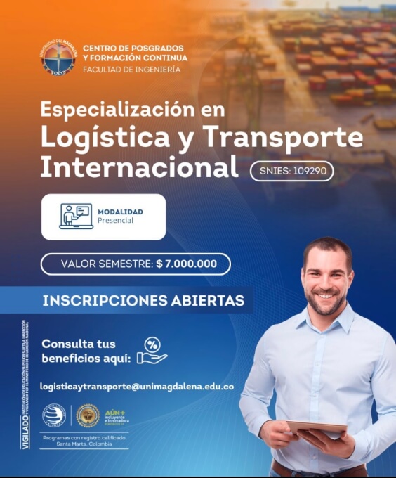 Especializacion en logística y transporte internacional