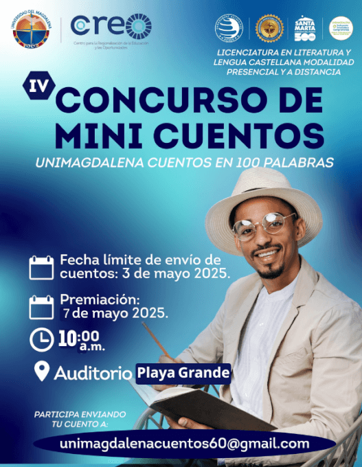 ¡Llega el IV Concurso de Mini Cuentos de UNIMAGDALENA!