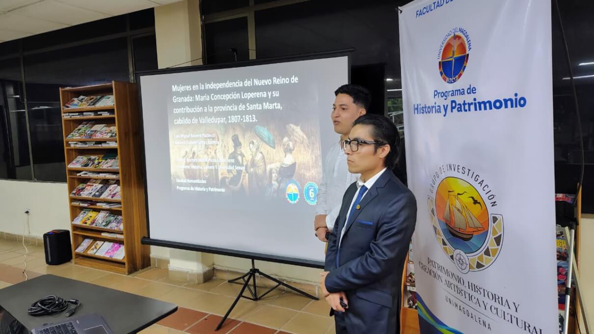 Sustentación de monografia, estudiantes del programa de Historia y Patrimonio