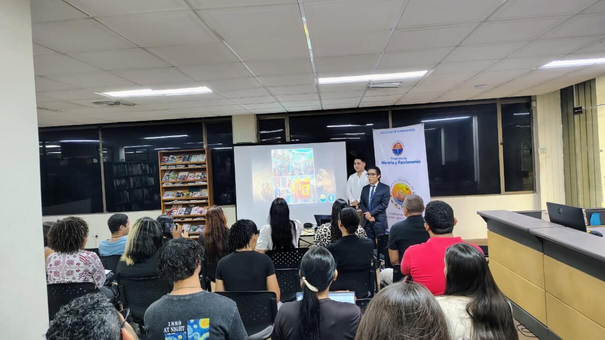 Sustentación de monografia, estudiantes del programa de Historia y Patrimonio